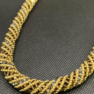 Pakketje ketting BUTORO  MINI - bruin/goud