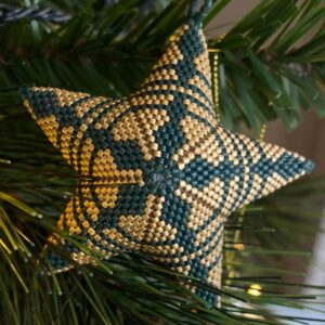 Schema kerstster Kimsy  *   Beige-groen