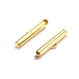 Slide Tube 20x4mm - edelstaal gold - B864920