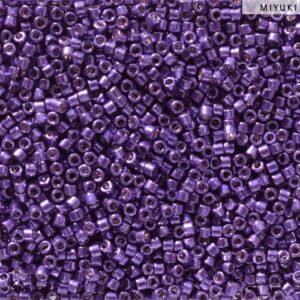 Delica Bead 11/0 - duracoat galvanise lilac night - 2510