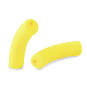 Acryl tube - 32x8mm - blazing yellow