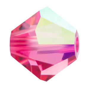 MC Bead Rondell 4 mm - rose ab