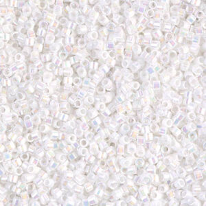Delica Bead 11/0 - White Pearl AB - 202  * PROMO 20 gram