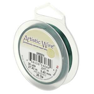 artistic wire 24GA green