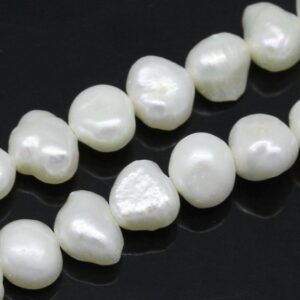 Zoetwaterparels baroque 9x7mm - 7x7mm