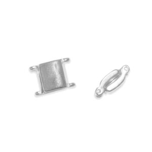 magneetslot cymbal - zilver - delica 11/0