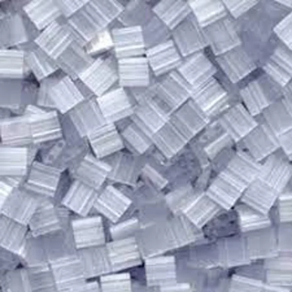Tila Bead 5 x 5mm - Silk Pale Light Gray - 2596