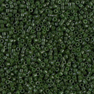 Delica Bead 11/0 - Dyed Opaque Olive - 663