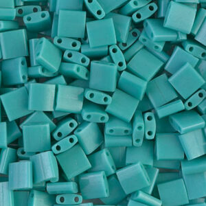 Tila Bead 5 x 5mm - Turquoise Opaque