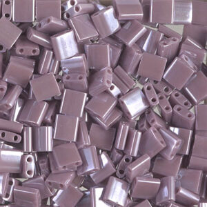 Tila Bead 5 x 5mm - Opaque Mauve Luster - 437