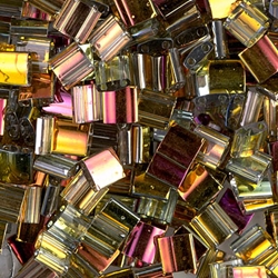 Tila Bead 5 x 5mm - Crystal/Marea - 4551