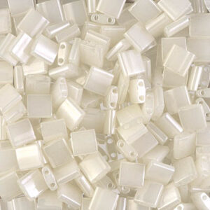 Tila Bead 5 x 5mm - Opal Ceylon - 512