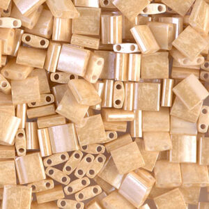 Tila Bead 5 x 5mm - Light Caramel Ceylon - 593
