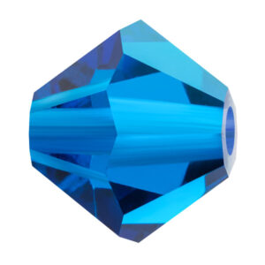 MC Bead Rondell 4 mm - capri blue