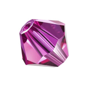 MC Bead Rondell 4 mm - fuchsia