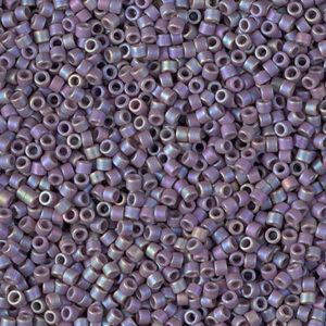 Delica Bead 11/0 - mat opaque glazed sea lavender ab - 2322