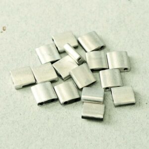 Tila Bead 5 x 5mm - black labrador full mat - 55114