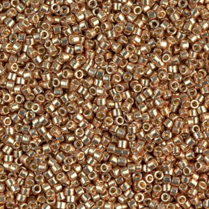 Delica Bead 11/0 - duracoat galv. champagne - 1834