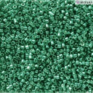 Delica Bead 11/0  - DURAC. GALV DK AQUA GREEN  - 2506