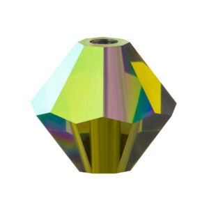 MC Bead Rondell 4 mm - Olivine AB
