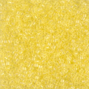 Delica Bead 11/0 -  TRANSP PALE YELLOW - 1401