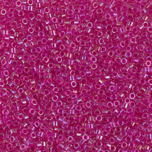 Delica Bead 11/0 - Fuchsia dubbel AB - 1743