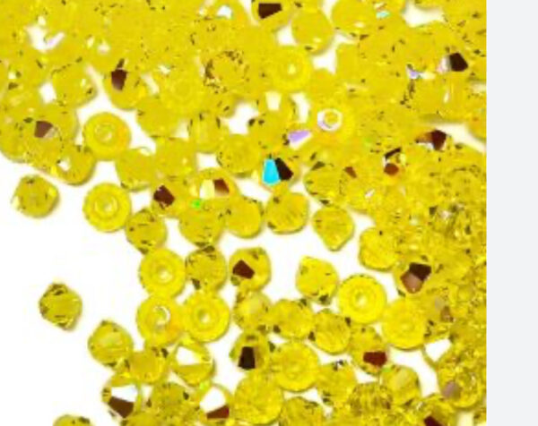 MC Bead Rondell 3 mm - Citrine AB