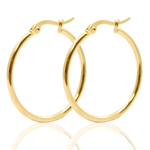 creool 30mm - edelstaal gold - 58878