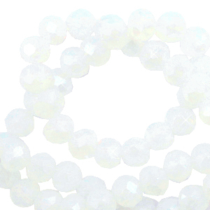 Briolette top quality - 4x3mm - Brilliant crystal pearl shine coating - 65635
