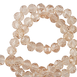 Briolette top quality - 4x3mm - Amber beige - 84104