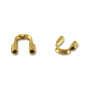 Draadbeschermers edelstaal gold -  5x5mm - 87471