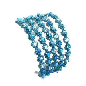pakketje armband SORA - turquoise blauw