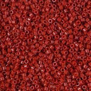 Delica Bead 11/0  -  duracoat opaque shanghai red - 2354