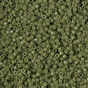 Delica Bead 11/0  -  duracoat opaque dyed olive  - 2357