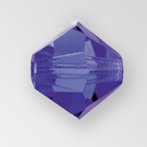 MC Bead Rondell 4mm - Deep Tanzanite AB