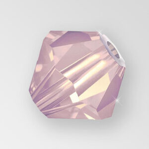 MC Bead Rondell 4 mm - Rose Opal AB