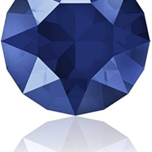 Cabochon 8mm -  royal blue - SS39 - per 2 stuks