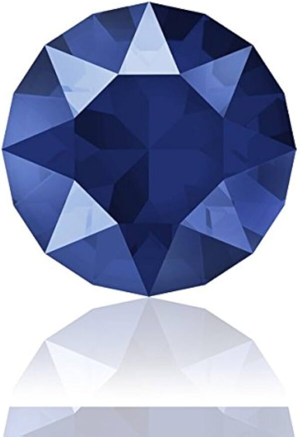 Cabochon 8mm -  royal blue - SS39 - per 2 stuks