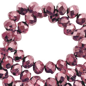 Briolette top quality - 4x3mm - magenta pink - 86828