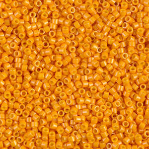 Delica Bead 11/0 - Dyed Opaque Squash - 651