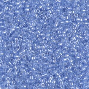 Delica Bead 11/0 - Transparent Pale Sky Blue Luster - 1475
