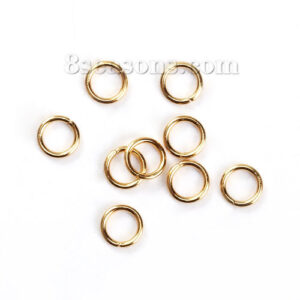 Open ring 4x0.6mm - Edelstaal Gold - B0095197