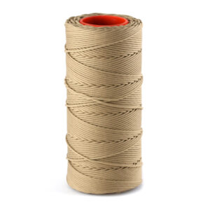 Macramé-koord Polyester 1mm - beige - 1 meter