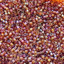 Delica Bead 11/0  - transparent topaz AB - 170