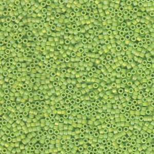 Delica Bead 11/0 - Matte Opaque Chartreuse AB - 876