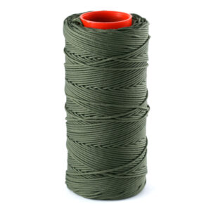 Macramé-koord Polyester 1mm - khaki - 1 meter