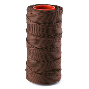 Macramé-koord Polyester 1mm - marroon - 1 meter
