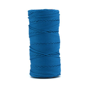 Macramé-koord Polyester 1mm - petrol - 1 meter