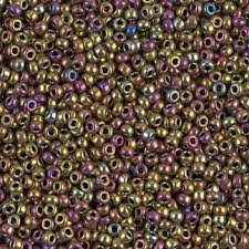 Rocailles 11/0 - Metallic Purple Gold Iris - 188