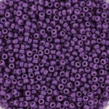 Rocailles 11/0 - Duracoat Opaque Dyed Dark Purple - 4490